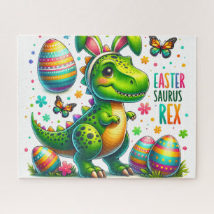 Easter Saurus Rex Jigsaw Puzzle