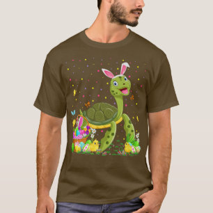 Easter Sea Turtle Bunny Egg Hunting Sea Turtle Eas T-Shirt