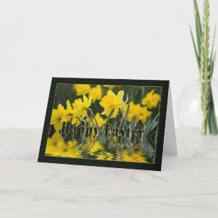 Easter - Secret Pal - Daffodils Holiday Card