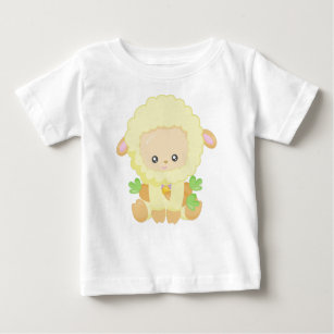 Easter Sheep, Cute Sheep, Little Sheep, Carrots Baby T-Shirt