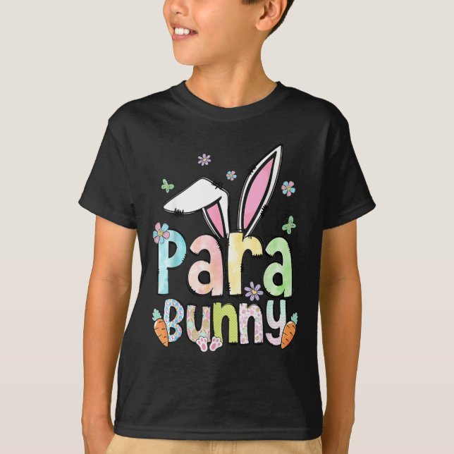 Easter Shirts for Women Happy Paraprofessional (Front)