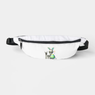 Easter Skeleton Bunny Rock Hand Rocker Boys Kids M Bum Bags