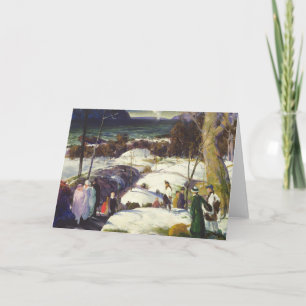 Easter Snow Holiday Card