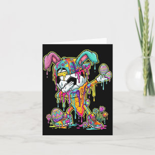 Easter Soccer Ice Cream Drip Dabbing Soccer Card