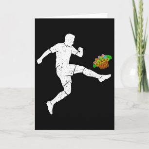 Easter Soccer Sket Eggs Sports Boys Girls Kids You Card
