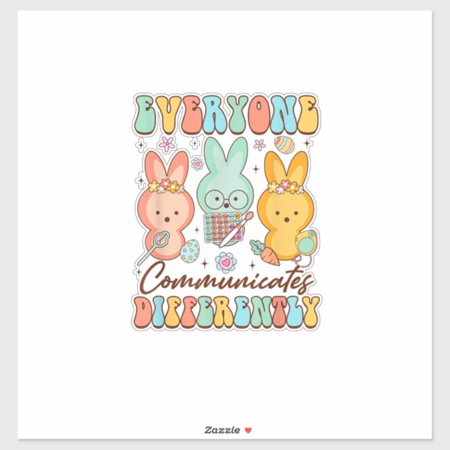 Easter Speech Therapy SLP Everyone Communicates Di (Sheet)