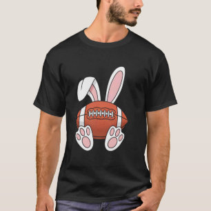 Easter Sport Happy Easter Bunny Playing Football B T-Shirt