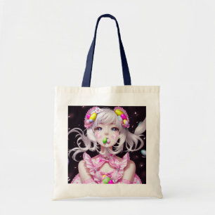 Easter/spring Anime girl  Tote Bag