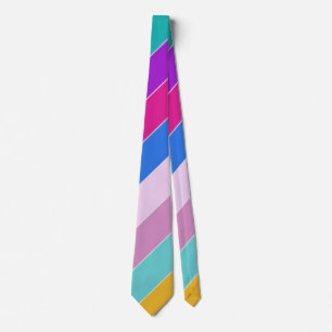 Easter Spring Stripes Tie