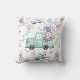Easter Spring Watercolor Design Cushion