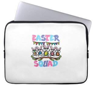 Easter Squad Bunnies Family Matching Men Women Kid Laptop Sleeve