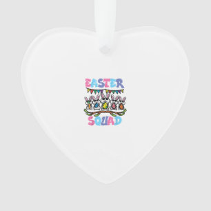 Easter Squad Bunnies Family Matching Men Women Kid Ornament