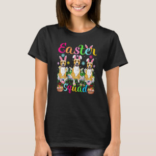 Easter Squad Bunny Ear Staffordshire Bull Terrier T-Shirt