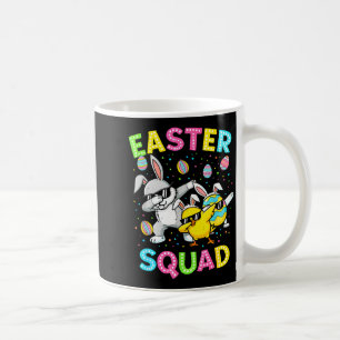 Easter squad bunny egg chick dab crew matching men coffee mug