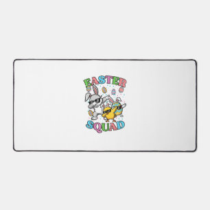Easter Squad Bunny Egg Chick Dab Crew Matching Men Desk Mat
