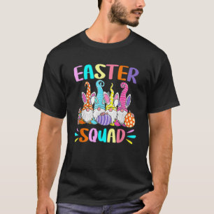 Easter Squad Bunny Spring Gnome Easter Egg Hunting T-Shirt
