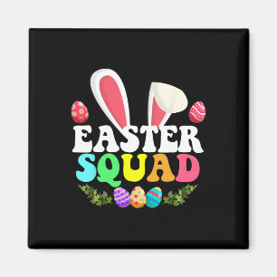 Easter Squad Family Matching Bunny Egg Hunting Ear Magnet