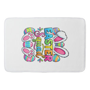 Easter Squad Family Matching Couple Easter Men Wom Bath Mat