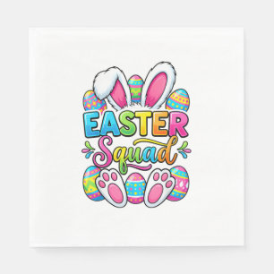 Easter Squad Family Matching Couple Easter Men Wom Napkin