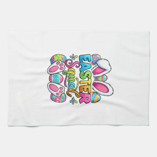 Easter Squad Family Matching Couple Easter Men Wom Tea Towel
