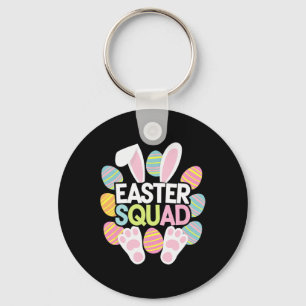 Easter Squad Family Matching Easter Day Bunny Egg  Key Ring