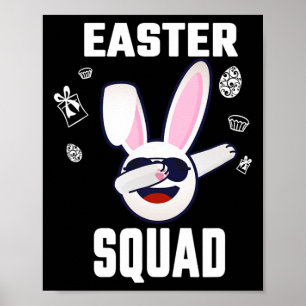 Easter Squad Family Matching Easter Day Group Men Poster