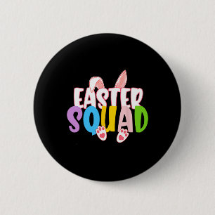Easter Squad Family Matching Group Easter Egg Hunt 6 Cm Round Badge