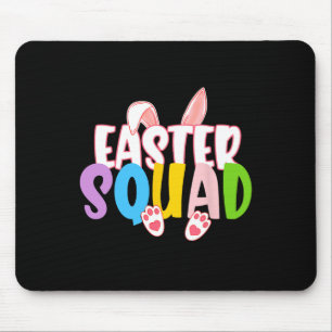 Easter Squad Family Matching Group Easter Egg Hunt Mouse Pad