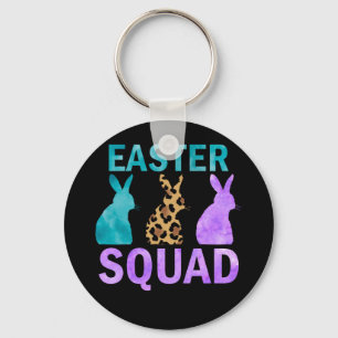 Easter Squad for Women and Girls Easter Bunny Key Ring