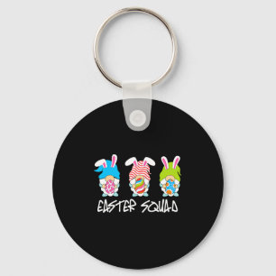Easter Squad Gnomes Eggs Bunny Easter Key Ring