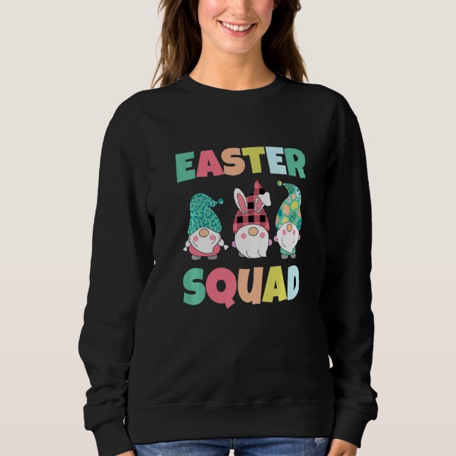 Easter Squad Women Men Teen Girls Boys Kids Outfit Sweatshirt (Front)