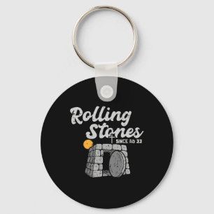 Easter Stone Was Rolled Away Risen Religious Men W Key Ring