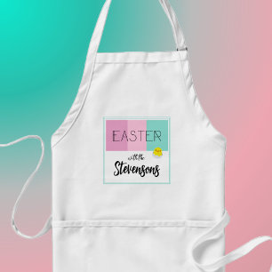 'Easter stripes' Personalised Easter Apron