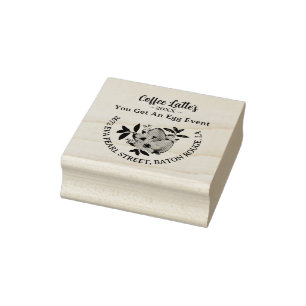 Easter style Business Event Seal Rubber Stamp
