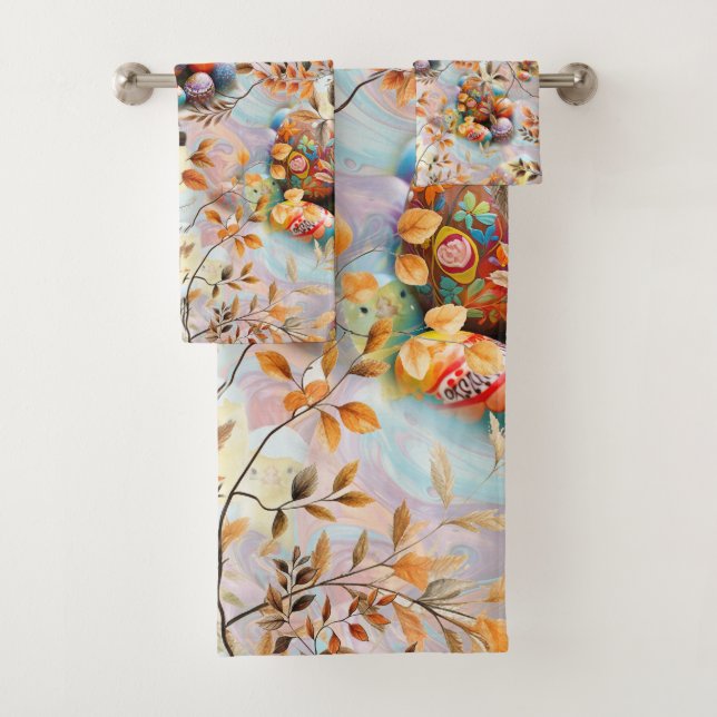 Easter Sunday Celebrations Bath Towel Set (Insitu)