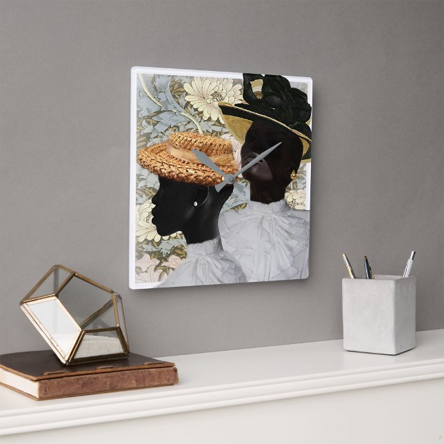 Easter Sunday Morning  1919 Square Wall Clock (Creator Uploaded)