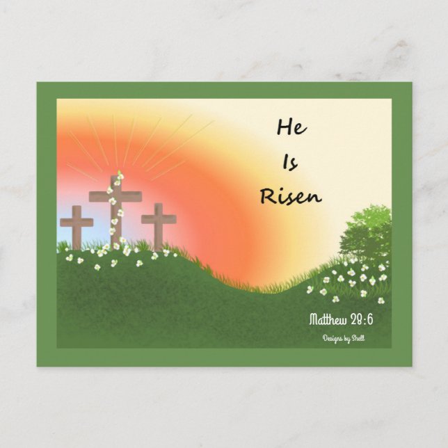 Easter Sunrise Holiday Postcard (Front)