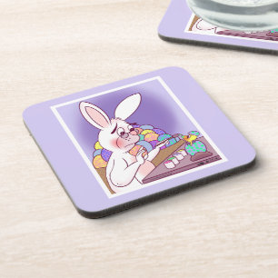 Easter Surprise Plastic Coaster