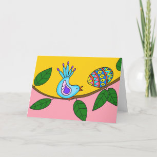 Easter Surprise Ukrainian Folk Art Card