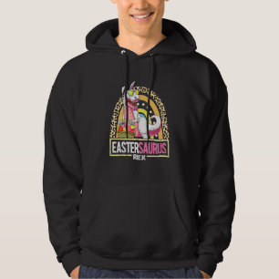 Easter T Rex For Kids Dinosaur Bunny Easter Sauru Hoodie