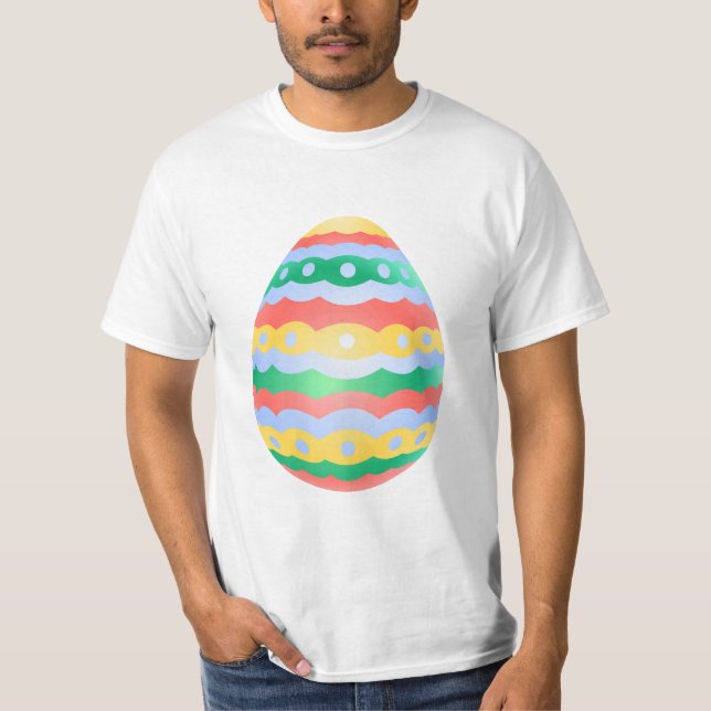 Easter T-shirt Unisex Easter Egg Shirt Sm - 4xl (Front)