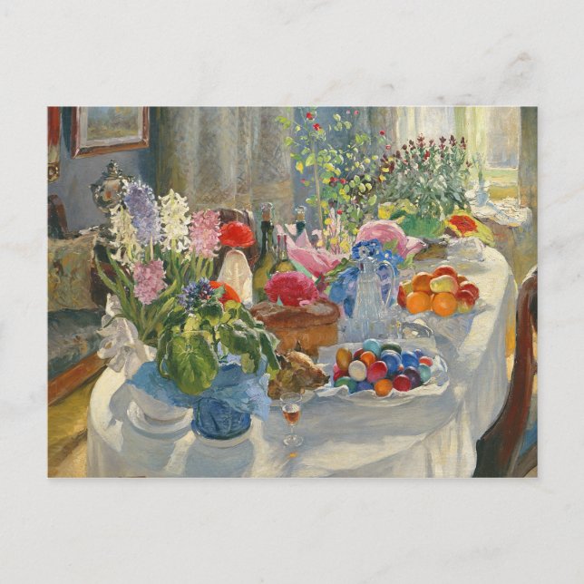 Easter Table Holiday Postcard (Front)