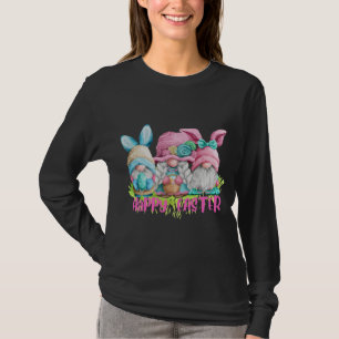 Easter Three Gnomes Cute Gnome Easter Outfit Easte T-Shirt