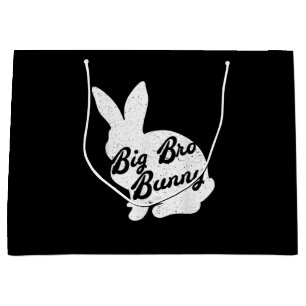 Easter To Big Bro Bunny Gift For Brother Large Gift Bag