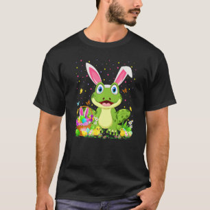 Easter Tree Frog Bunny Egg Hunting Tree Frog Easte T-Shirt