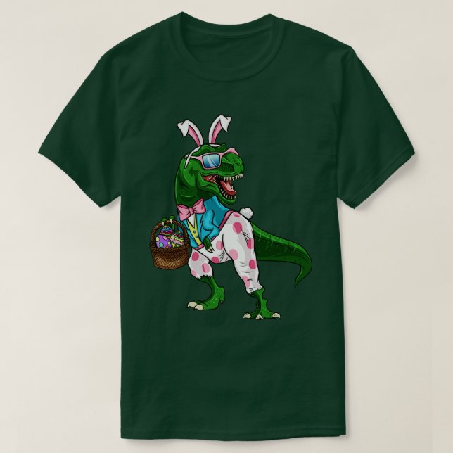 Easter Trex Dinosaur Egg T-Shirt (Design Front)