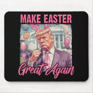 Easter Trump 2025 Make Easter Great Again Funny Eg Mouse Pad
