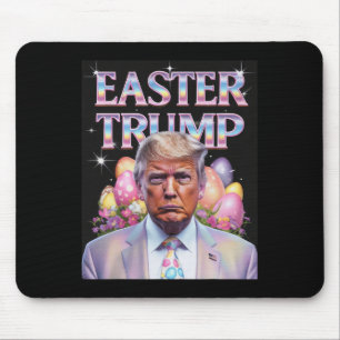 Easter Trump Funny Easter Celebration Rabbit Hunt Mouse Pad