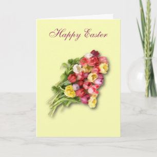 Easter Tulips Holiday Card