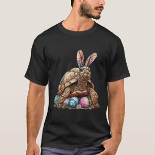 Easter Turtle Easter Turtle Bunny Ears Easter Egg T-Shirt